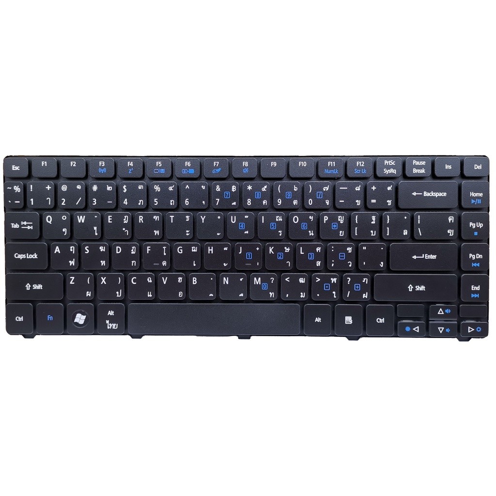 Keyboard Acer Aspire 4743G 4349 4352 4560 4560G 4750 4750G 4750Z 4739 4752 4752G 4752Z 4752ZG (ไทย-อ