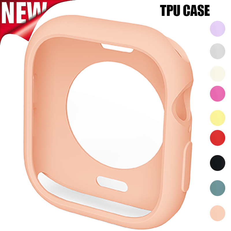 Candy TPU เคสป้องกันเข้ากันได้สําหรับ Apple Watch series 10 42 มม.46 มม.กันชนสีฝาครอบป้องกัน iWatch S10 watchcase อุปกรณ์เสริม