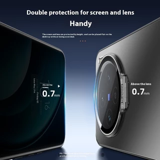 Luxury Matte ที่มองไม่เห็นเลนส์สําหรับ Vivo X300 Ultra X300 Pro X300S X200 Ultra X200 Pro X100 Ultra X100S X00 Pro V40 V30 V29 Pro กันกระแทก Hard ฝาหลัง