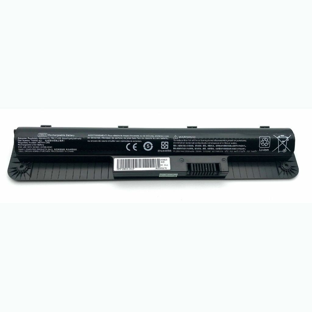 Battery HP ProBook 11 EE G1 DB03-3S1P: 11.25V- 2200mAh Black (CBB)