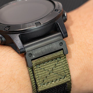QuickFit 26/22 มม.Fenix8 สําหรับ Garmin Fenix 8 7X 6X 5X/Epix Pro 47 มม.51 มม./Enduro 3 สัญชาตญาณ 2 กีฬาสร้อยข้อมือสายรัดไนลอน