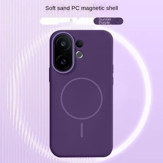 สําหรับ VIVO X200 FE แม่เหล็กหรูหรา Matte Hard Armor กันกระแทก PC สําหรับ Vivo X200Fe S30 Pro Mini Shell กันชน