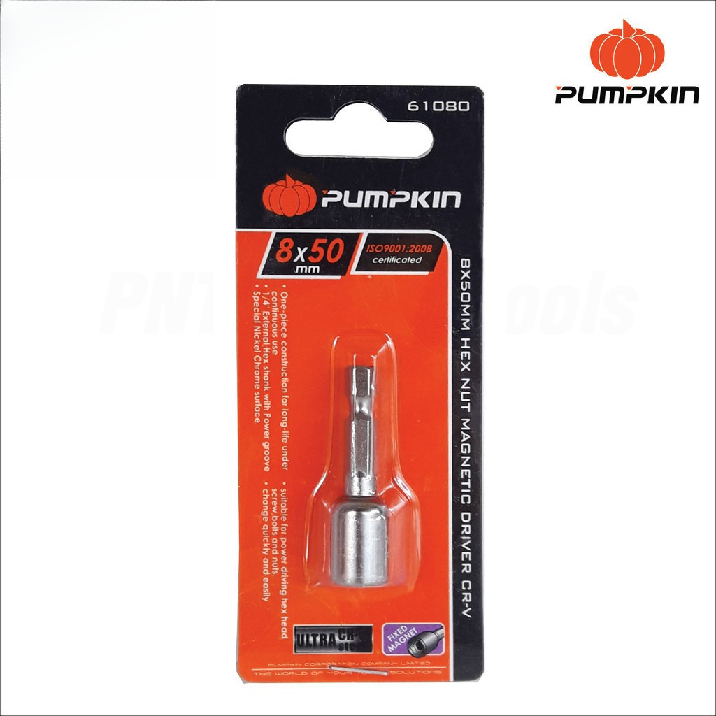 ดอกบล็อกลมหัวแม่เหล็ก Pumpkin  บล็อกยิงหลังคา 8x50 8x65 10x50 10x65 มิล CR-V บล็อกน็อต บล็อคหลังคา บล็อคยิงหลังคา - รูปที่ 5