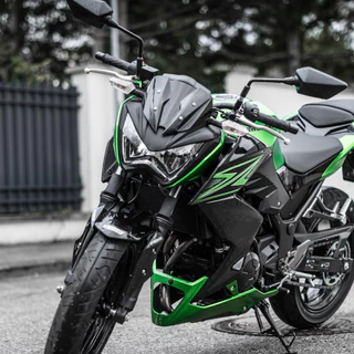 สําหรับ Kawasaki Z300 Z250 2013 2014 2015 2016 2017 2018 Z 300 Z 250 กระจก Wind Deflectors หน้าจอ Double Bubble กระจก