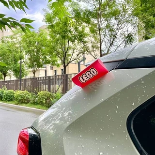 Lego Washed Label Car Body Rear Lego Sticker Personality Car Door Logo Change Decoration Bumper Stickers Creative Toys EbUD