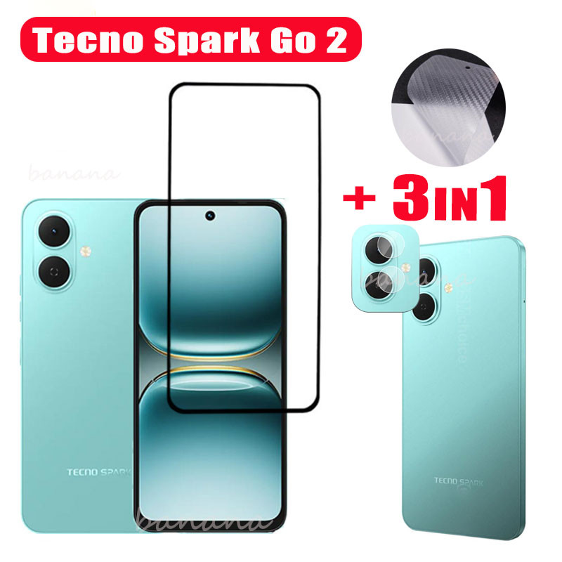 สําหรับ Tecno Spark Go 2 กระจกนิรภัยป้องกันหน้าจอ Tecno Spark Go 1s Go 2025 2024 2023 Spark 30C 30 P