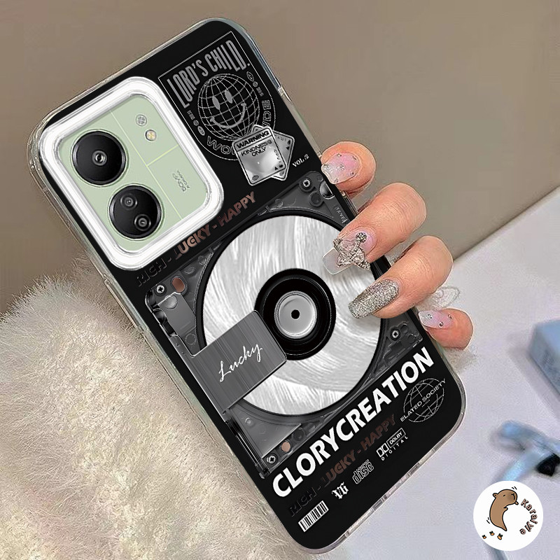 เคส OPPO บันทึกสีดําสุดเท่เหมาะสําหรับ OPPO A18 A38 A78 A58 A17 A17k A16 A5s A12 A3S A54 A77s A57 A5