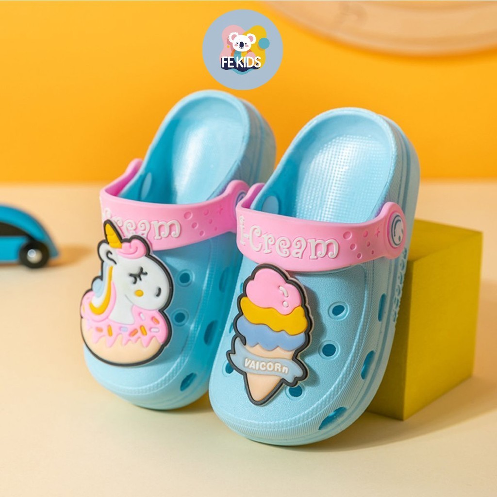 อายุ 3-6Yrs Comfort Girl Clogs รองเท้าแตะขนาด 26-30 รองเท้าแตะ Selipar Budak Perempuan By FE