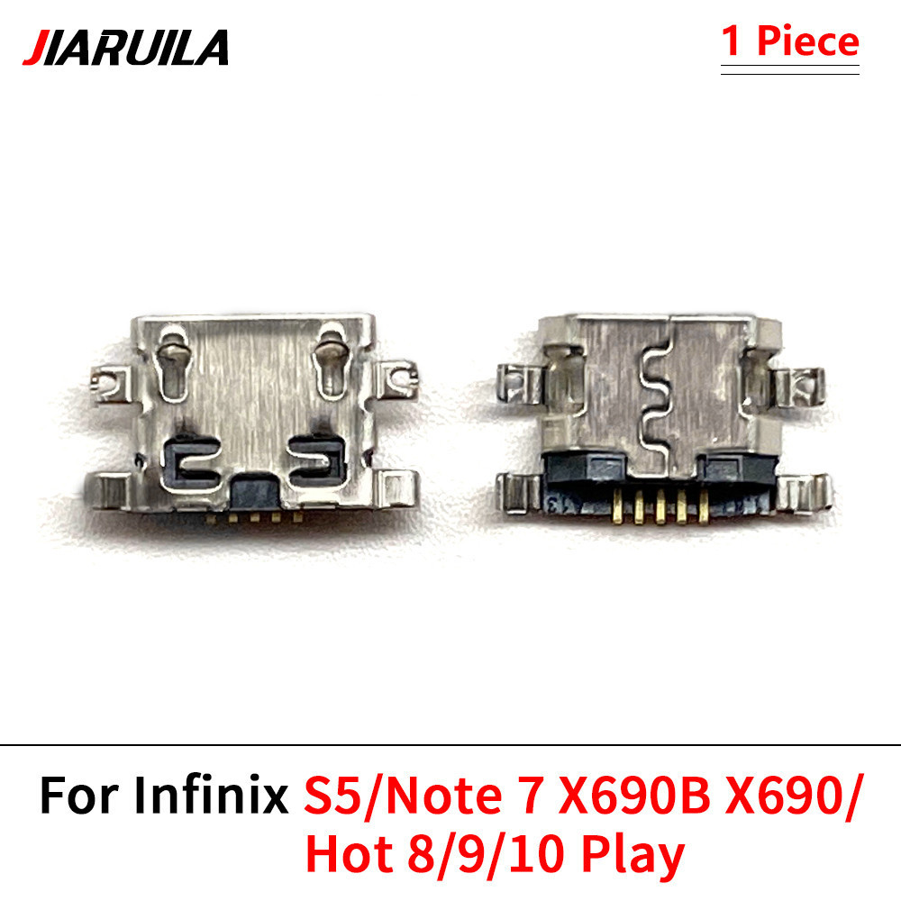 10-20ชิ้น ซ็อกเก็ตแจ็คชาร์จ USB สําหรับ Infinix Hot 8 9 10 Play สําหรับ Itel A36 A56 P36 Pop 2 Plus