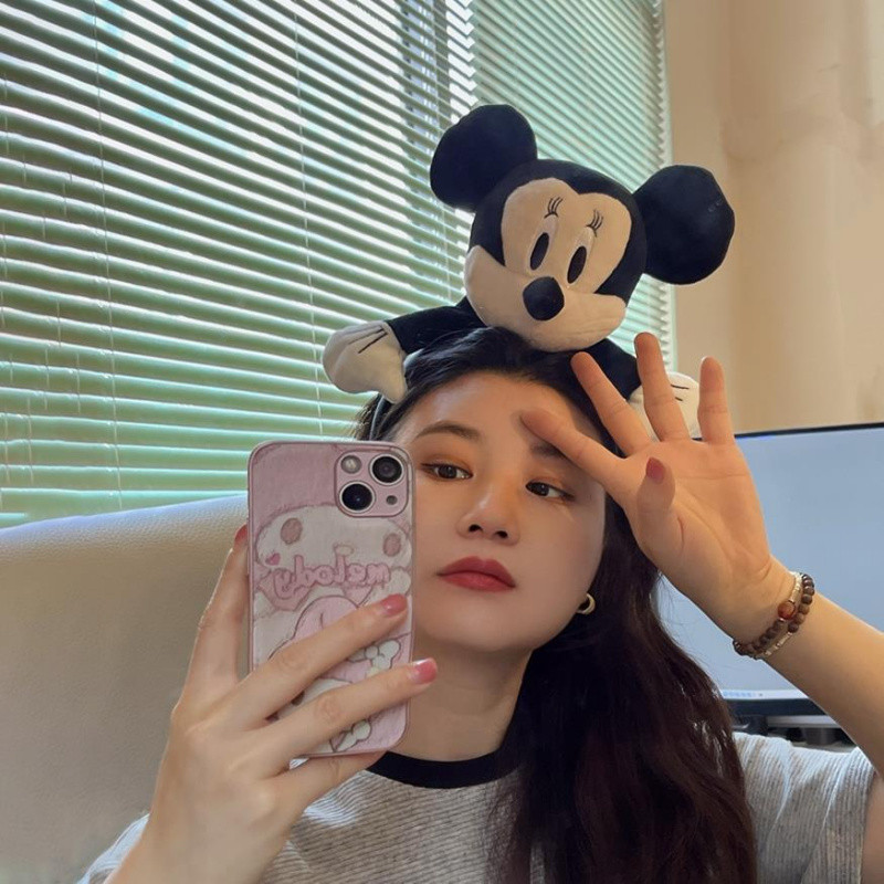 ที่คาดผมตุ๊กตา Mickey ขนาดใหญ่น่ารัก เหมาะสำหรับสวนสนุกและใช้ในชีวิตประจำวัน ราคา ถูกที่สุด ดีลบีเคเค แกลเลอรีภาพที่ 4