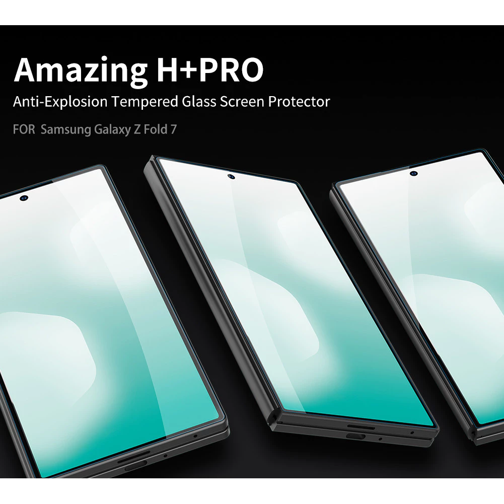 NILLKIN กระจกนิรภัยสําหรับ Samsung Galaxy Z Fold7/พับ 8 Ultra Anti Scratch ลายนิ้วมือ Anti-Glare H + Pro โปร่งใส 9H Anti Explosion Screen Protector