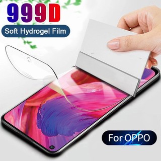 ฟิล์มกันรอยเต็มจอ ฟิล์มไฮโดรเจลนุ่ม สำหรับ OPPO A95 A94 A93 A8 A78 A74 A58 A55 A54 A53 A52 92 A5 A3S A32 A1k A16 A15 A12