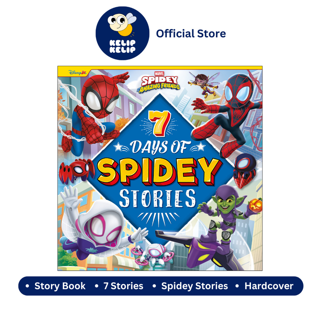 Marvel Spidey & Amazing Friends หนังสือนิทาน Spidey 7 วันสําหรับเด็ก (144 หน้า)