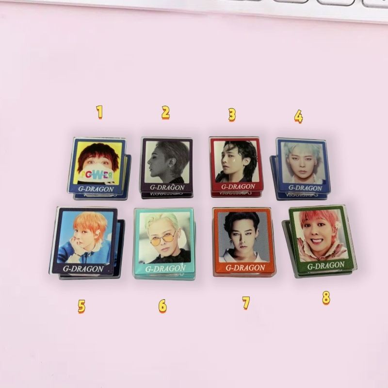 BIGBANG 权志龙G-DRAGON周边亚克力明星PP夹BIGBANG Power Dragon G-DR20250716