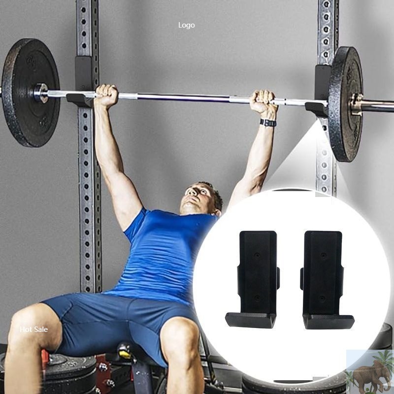 Barbell Safety Hook Squat Rack Bench Press Squat Barbell Hook ตำแหน่ง Rack