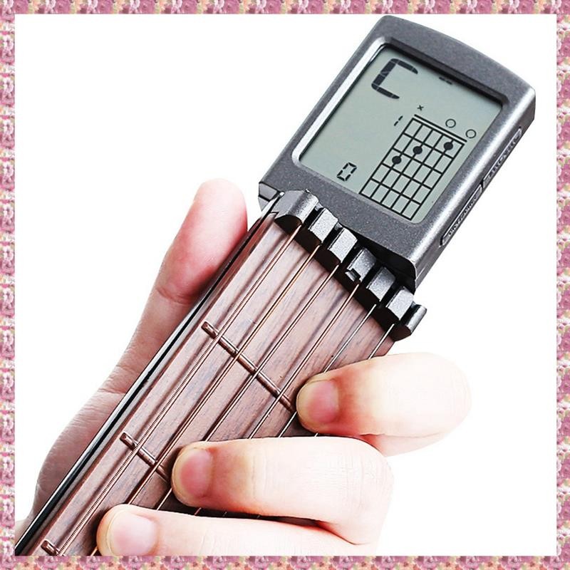 [VCR] SOLO กีต้าร์พ็อกเก็ตคอกีตาร์แบบพกพาหมุนคอร์ดตารางเริ่มต้นเทรนเนอร์หน้าจอ