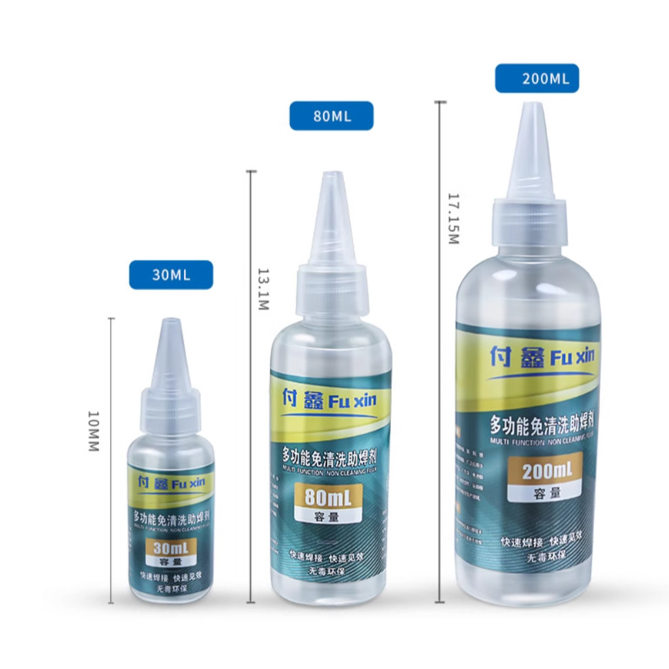 30ml / 80ml/200ml สแตนเลส Flux แบตเตอรี่อิเล็กโทรดบัดกรี Quick Repair Strong Solder Flux การบัดกรี Flux Liquid