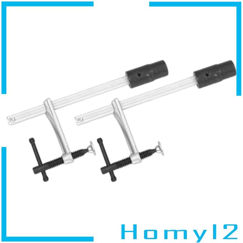 [HOMYL2] F Clamp F Bar Clamp Quick Release เฟอร์นิเจอร์งานไม้ 3-5/32 นิ้วคอความลึกเงินงานโลหะมัลติฟั