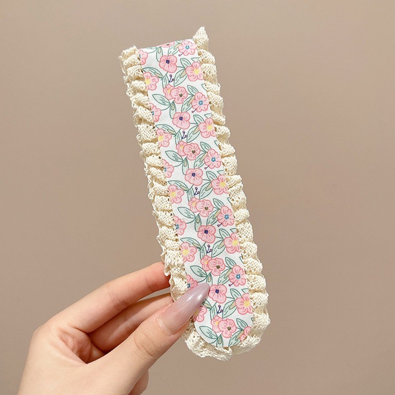 ที่คาดผมเวลโครลูกไม้สำหรับเด็กผู้หญิง พร้อมใช้งานได้หลากหลายโอกาส - รูปที่ 7