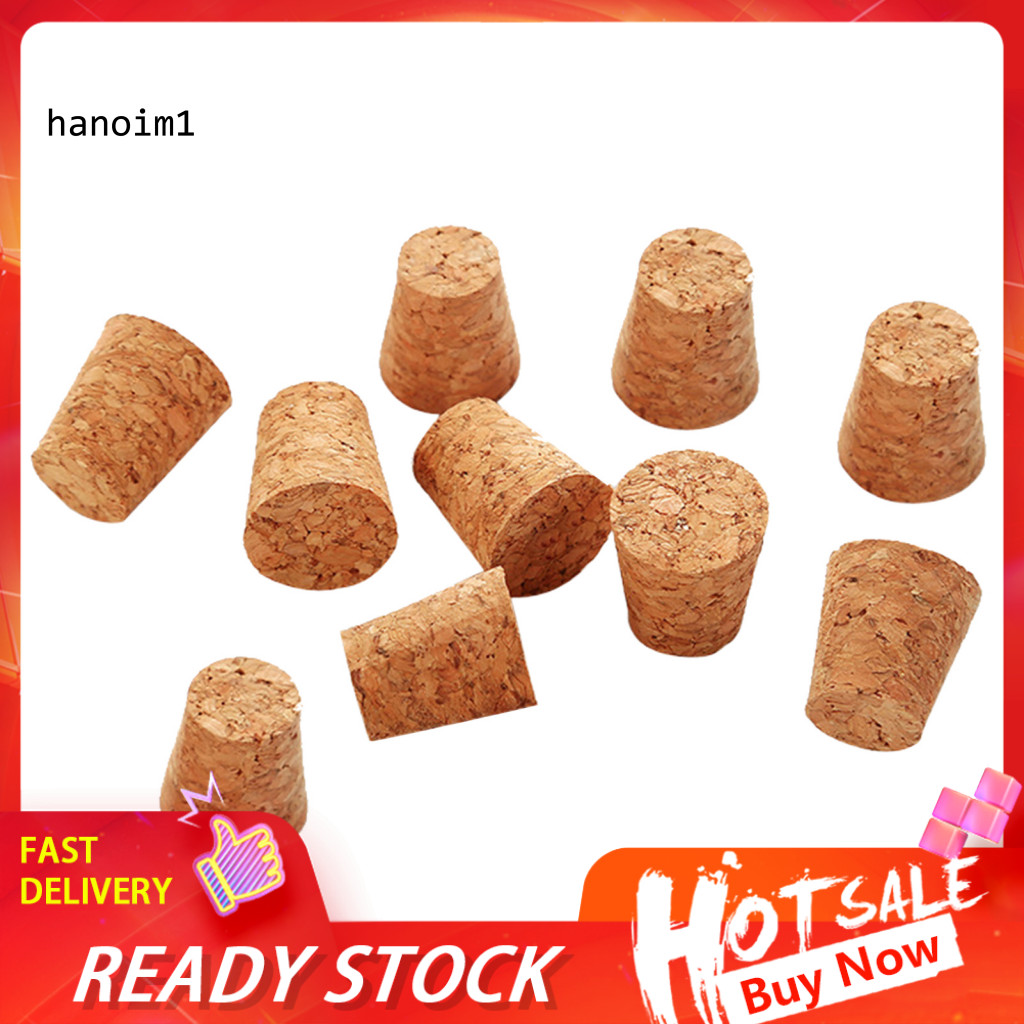 ขวดไวน์ Cork ธรรมชาติ Cork ขวด Stopper 10 ชิ้นย่อยสลายขวดไวน์ไม้ Stoppers Leakproof Reusable Corks สําหรับผู้ซื้อเอเชียตะวันออกเฉียงใต้