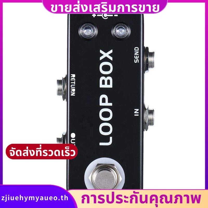Mosky Mini Guitar Effect Pedal Loop Box Switcher Channel Selection True Bypass