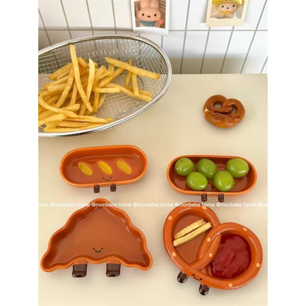 ถ้วยเล็ก ถ้วยน้ำจิ้ม เซรามิกส์ 【Bread Talk insรูปขนมปัง🍞น่ารัก】 Sauce cup พร้อมส่ง