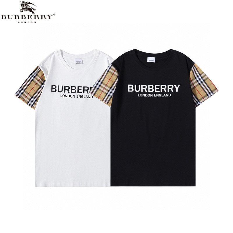 เสื้อยืดแขนสั้นสีดำและขาว ทำมาจากผ้าฝ้ายแท้ สวมใส่ง่ายในสไตล์สมัยใหม่