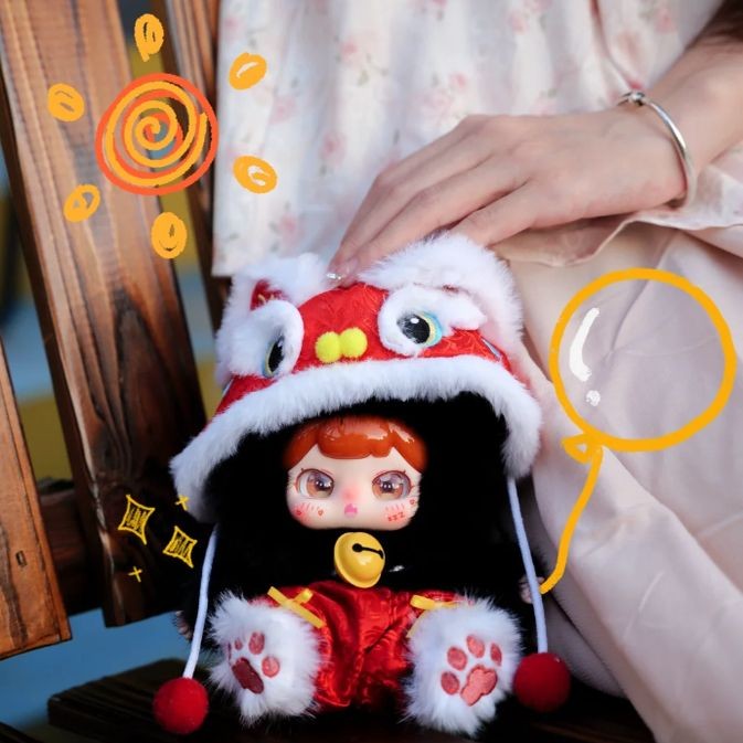 Nyota v3 ของแท้เด็กสามปีใหญ่ที่สวยงาม Little Bubble-Good Luck Bell Series ตุ๊กตา Mystery กล่องน่ารัก