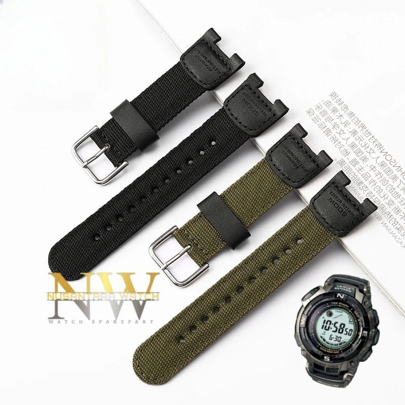 Casio G-Shock SGW-100 SGW100 เปลี่ยนสายนาฬิกาผ้าใบไนลอน