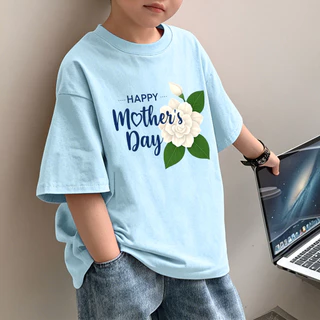 Yout-children เสื้อเด็ก KIDS ชุดครอบครัว Mother's Day เสื้อแฟชั่น ฤดูร้อน 2025