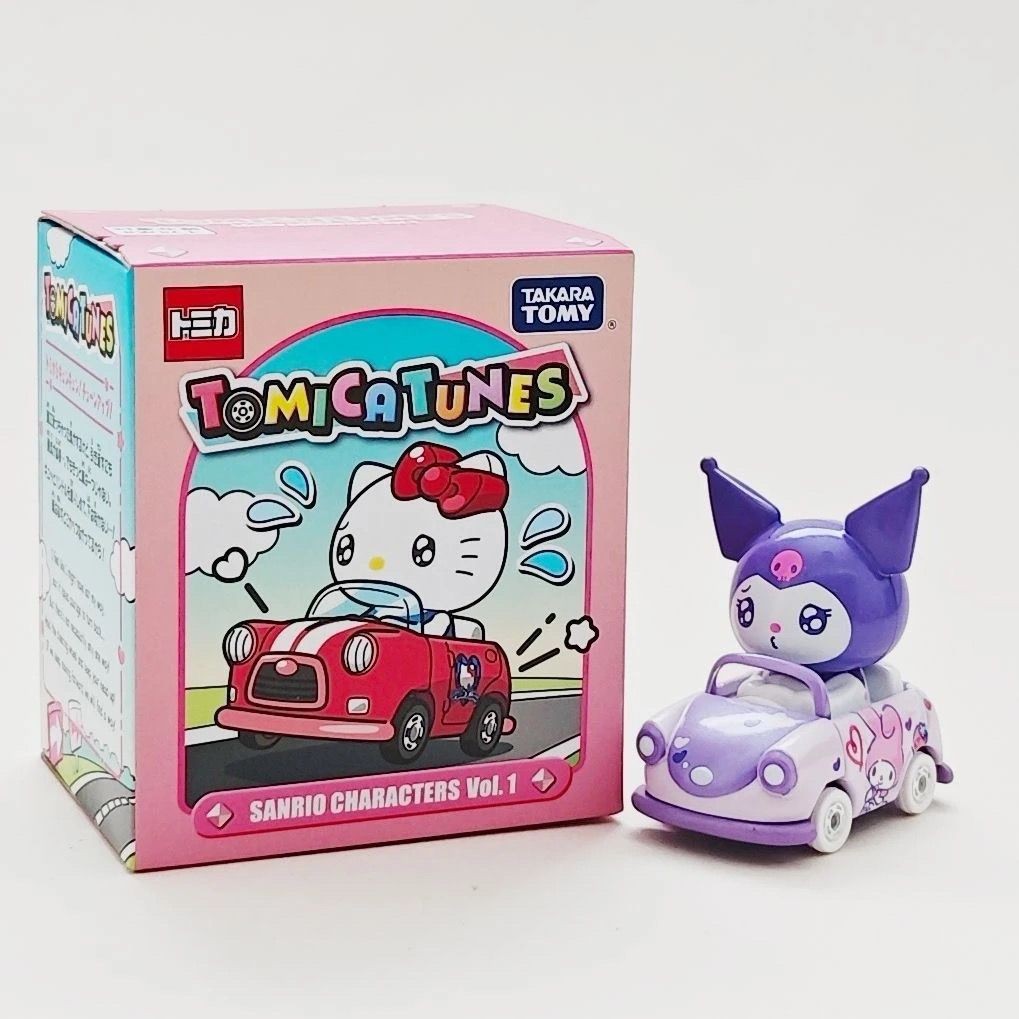 Sanrio Family Mystery Doll Doll TOMY TOMY TOMY Family Mystery Box Alloy Small Car Side Box 6 Probbilities Hidden