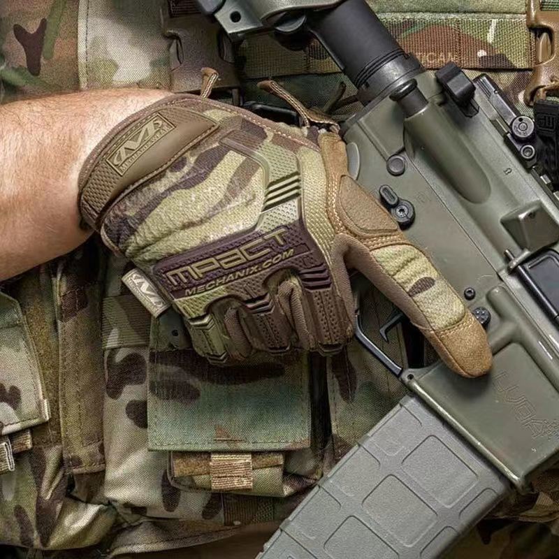 ถุงมือยุทธวิธี M-PACT ของ Mechanix กันกระแทกดี ทนทาน สำหรับงานหนักและการใช้งานทั่วไป