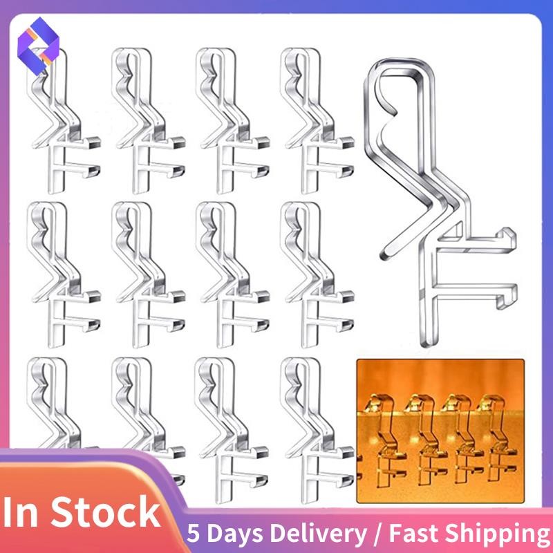 1-7/8 นิ้วช่องซ่อน Valance คลิปพลาสติกใส Valance คลิปสําหรับ Valance พร้อมร่องด้านหลัง ( 24 ชิ้น )