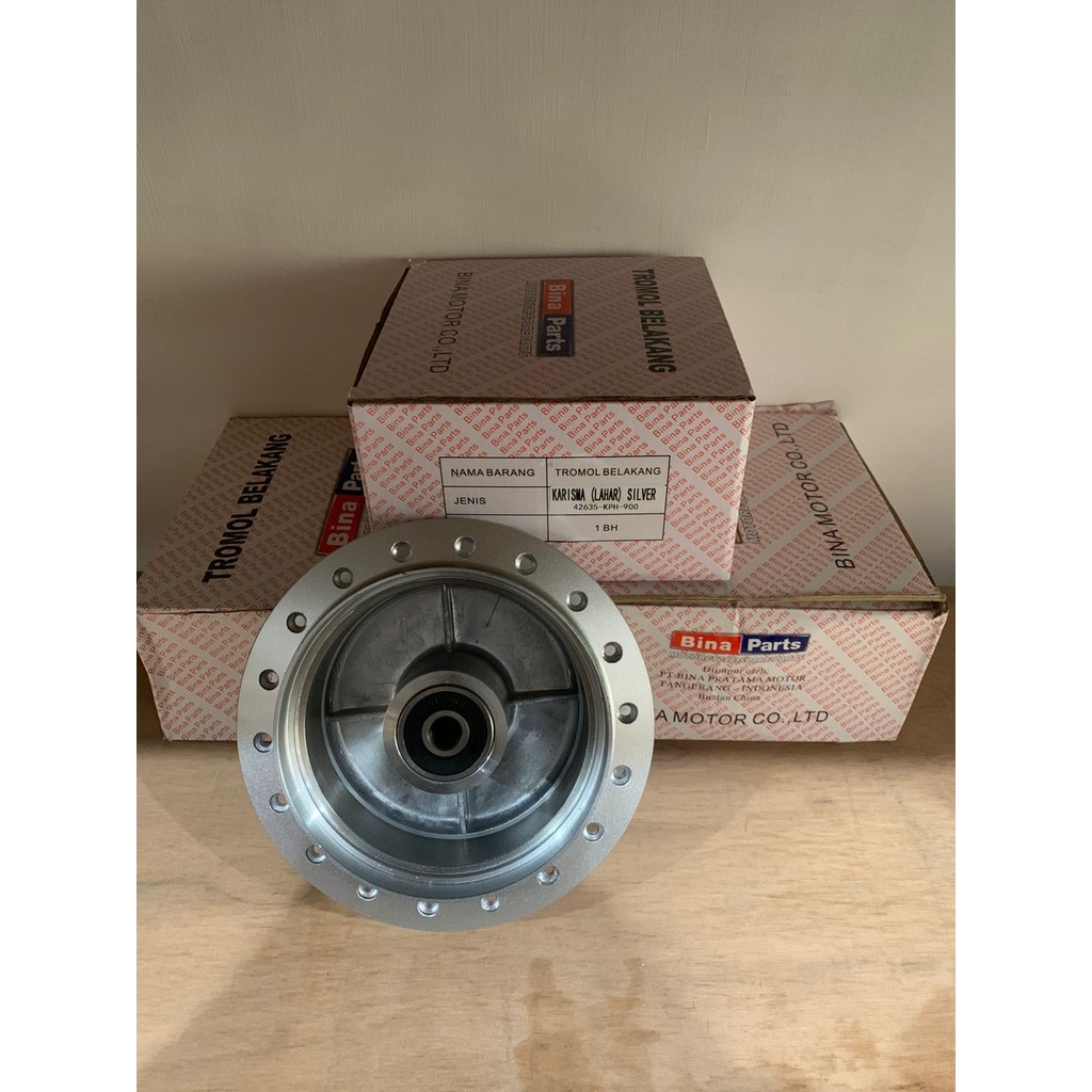 REAR DRUM PLUS BEARING KARISMA SILVER BINA PARTS