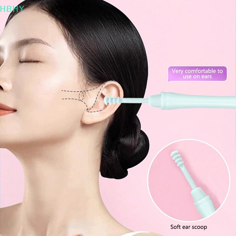 HB Earwax Removal Kit Ear Wax Cleanser Remover เครื่องมือทําความสะอาดหู Earpick ทําความสะอาด Ear Pic
