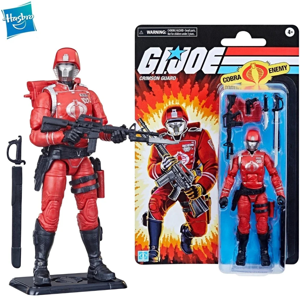 ฮาสโบร จี.ไอ. Joe GI JOE Classified Series Retro Crimson Guard Action Figure ของเล่นคอลเลกชันงานอดิเ