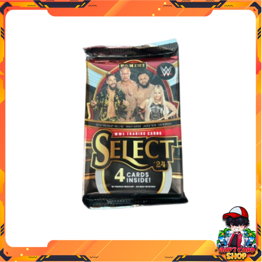 [ พร้อมส่ง ] แยกซอง !! 2024 Panini WWE Select Wrestling Trading Cards Blaster Box (p0)