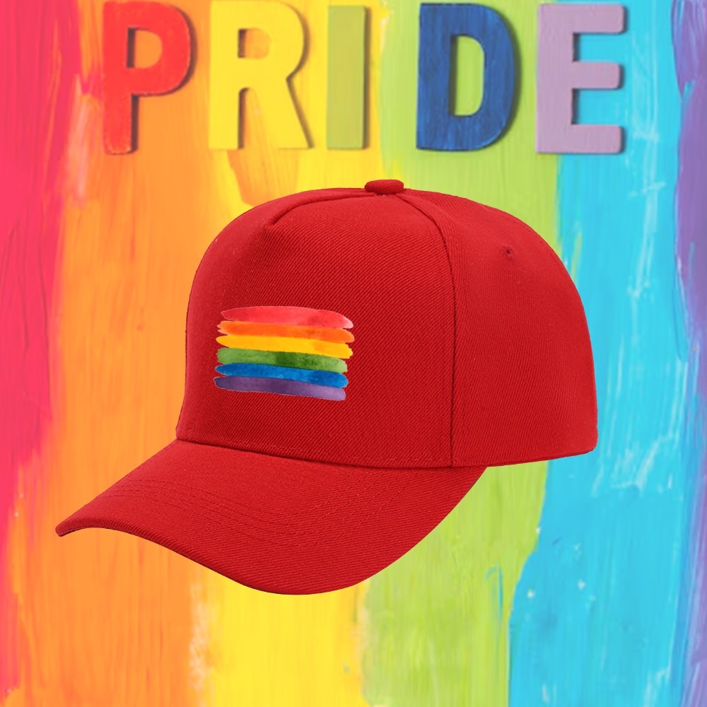 Pride Rainbow flag Cap Gay & Lesbian Baseball Casual Sport Cap LGBT Cod