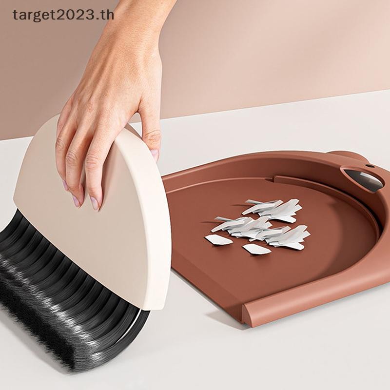 [ARG] 2 ชิ้น/เซ็ตที่ตักขยะขนาดเล็กชุดการ์ตูนหมีในครัวเรือนเดสก์ท็อปขยะพลั่วที่ตักขยะสําหรับทําความสะอาดในครัวเรือน [TH] - รูปที่ 3