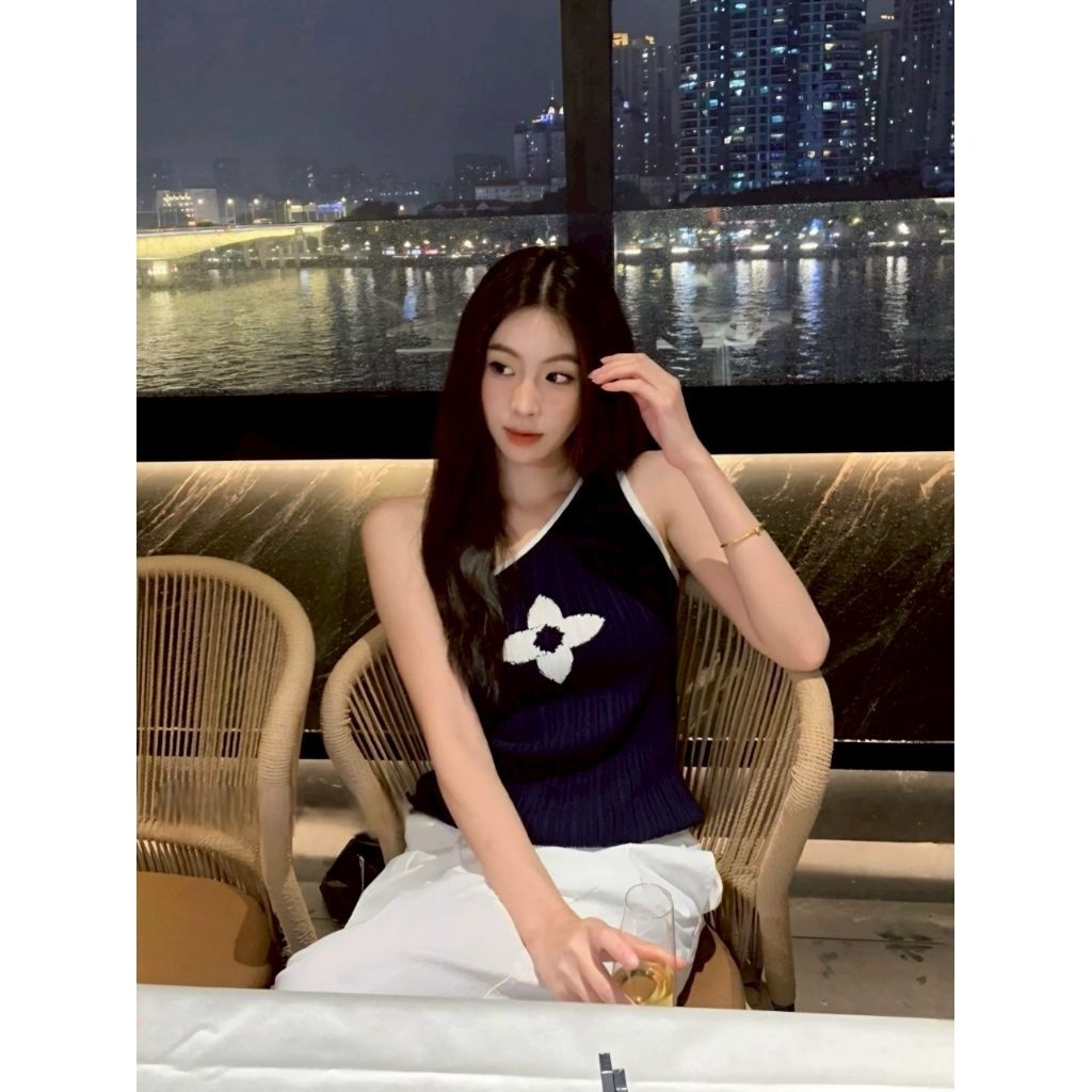 Moonlingพร้อมส่งจากไทย เสื้อกล้ามไหมพรม น่ารักๆ รูปที่ 6