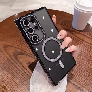113.เคส A17 A07 A37 A57 5G เคส ชาร์จได้ สำหรับ Samsung A06 A16 A26 A36 A56 s24 S25FE S25 s26 ultra A55 S25Ultra แม่เหล็ก