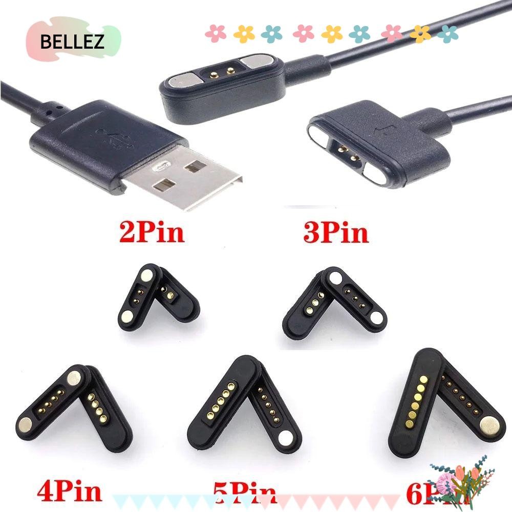 BELLEZ Pogopin Magnetic Connector, 2A High Current DC Magnetic Pogo Pin Connector, 2Pin 3Pin 4Pin 5P