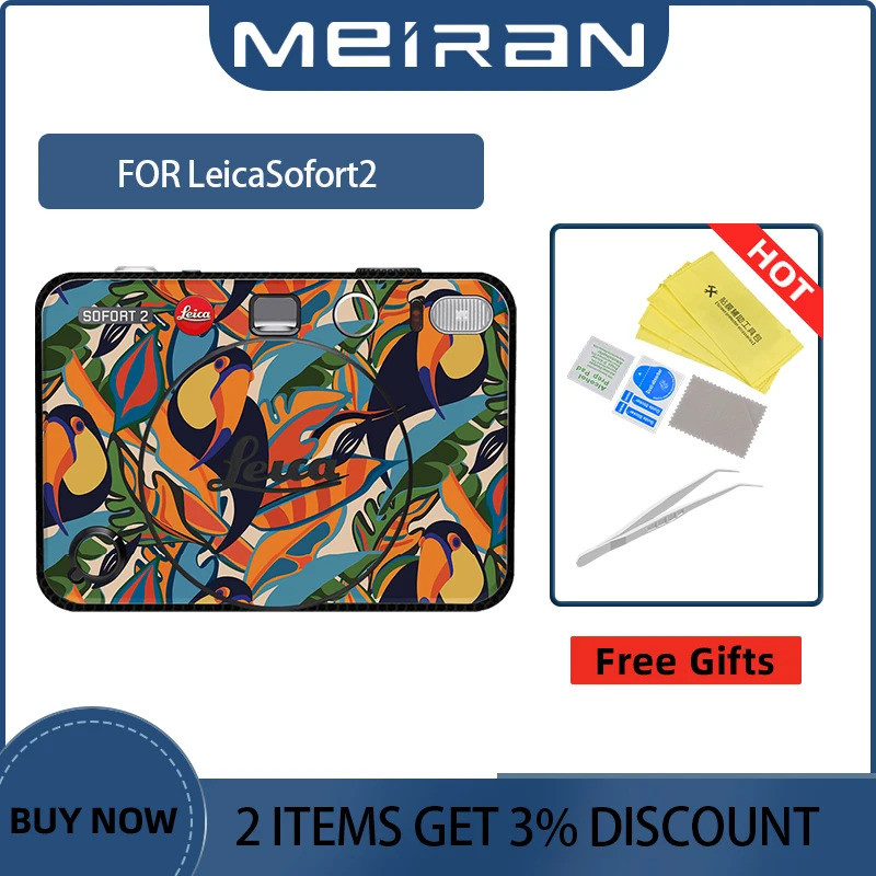 สําหรับ Leica SOFORT 2 ป้องกัน Decal กล้อง Body Protection Coat Wrap ฟิล์ม Anti-Scratch ฝาครอบกล้องฟ