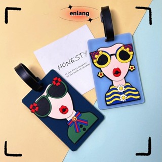 แท็กกระเป๋าเดินทางซิลิโคนอ่อนนุ่ม พร้อมเชือกป้องกันการสูญหาย…