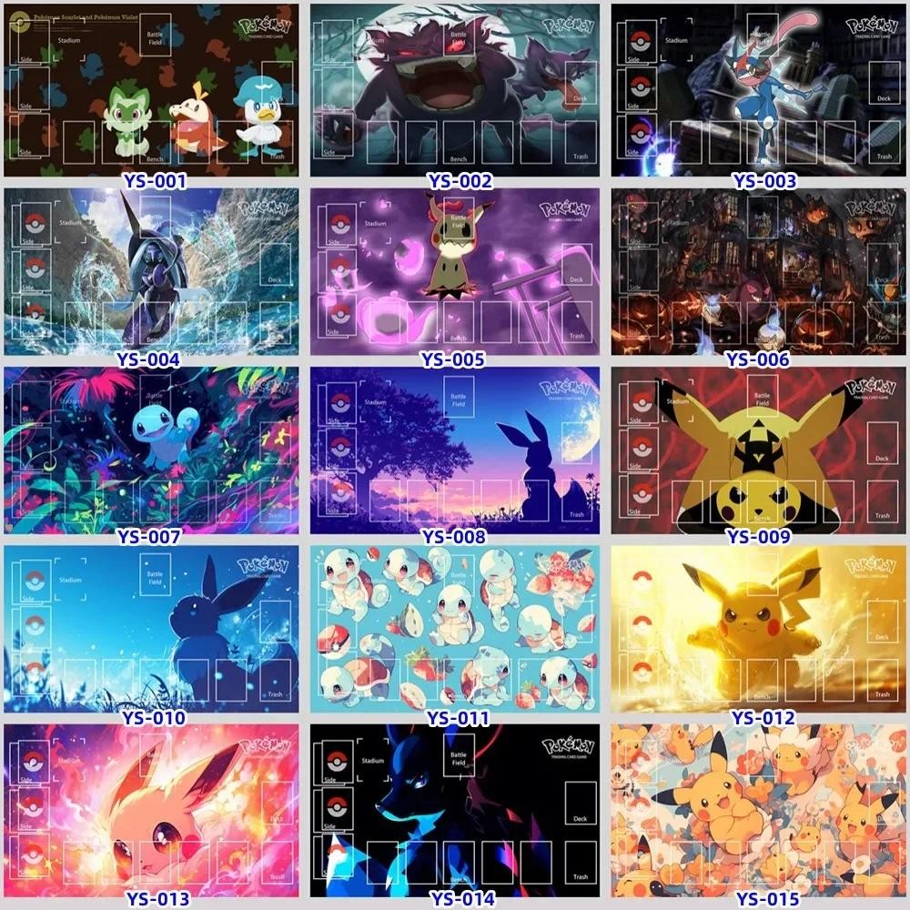 60x35x0.2 ซม.อะนิเมะ Genger Series Combat Card Pads PTCG เฉพาะ Solitaire เกมของขวัญของเล่น