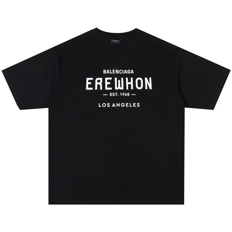 Typography EREWHON Series แขนสั้นผู้ชายผู้หญิง EAER