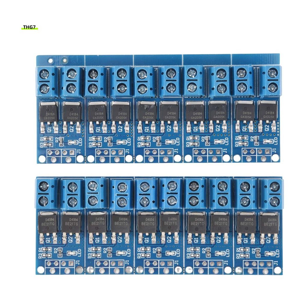 Belinda710PCS DC 5V-36V 15A(Max 30A) MOSFET MOSFET Trigger Switch Driver Module 0-20KHz PWM Regulato