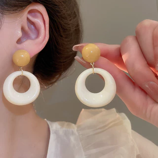 ต่างหูสไตล์ทะเลสีฟ้า โดปามีน Vintage เที่ยวทะเล｜ต่างหูแฟชั่นผู้หญิง ต่างหูระย้า ต่างหูเกาหลี ดีไซน์เก๋ไม่ซ้ำใคร