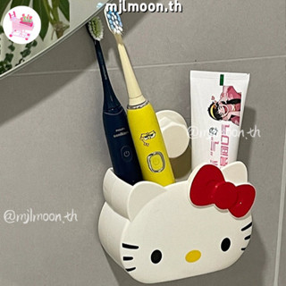 น่ารักคิตตี้ชั้นเก็บสก์ท็อปแปรงแต่งหน้าออแกไนเซอร์ห้องน้ําแป…