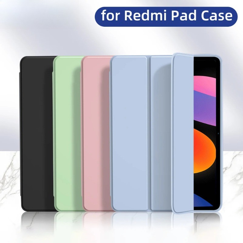สําหรับ Redmi K Pad SE 2 10 8.7 8.8 10.61 11 แท็บเล็ตหนัง Tri-fold Bracket Cover